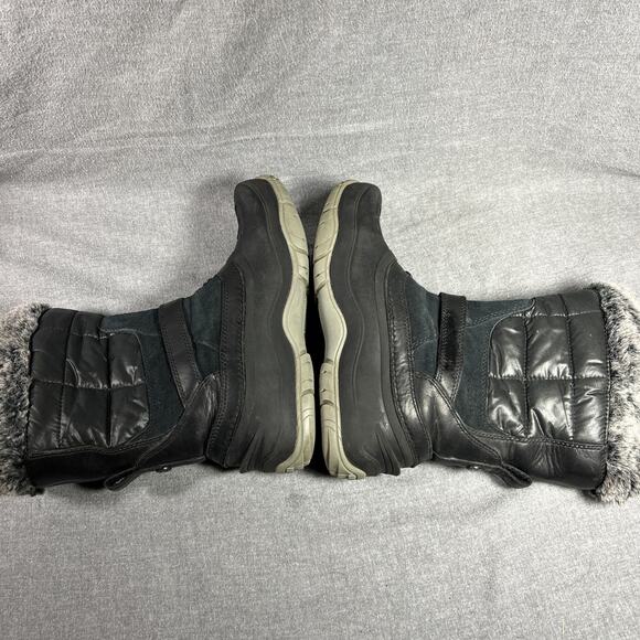 The North Face Boots Womens 6.5 Shellista Winter Insulated Pull On Black Warm - Picture 8 of 10